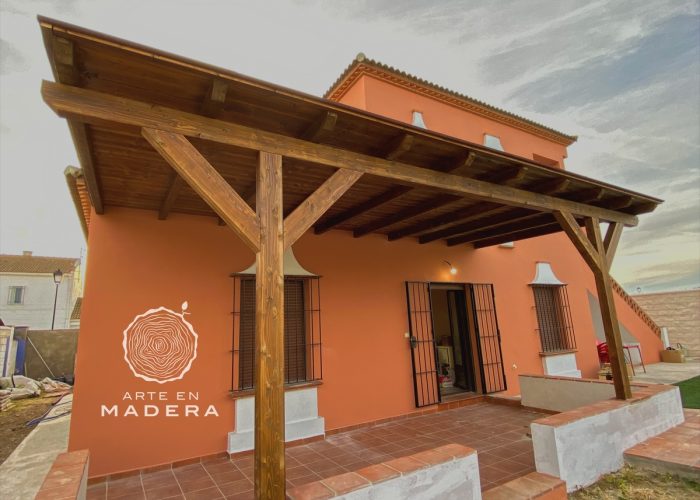 Pérgola de madera personalizable para maximizar el confort exterior